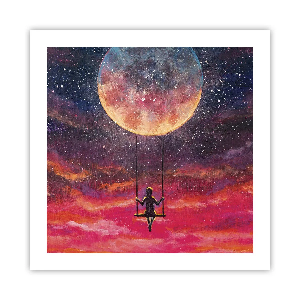 Poszter - Álmodozva - 50x50 cm