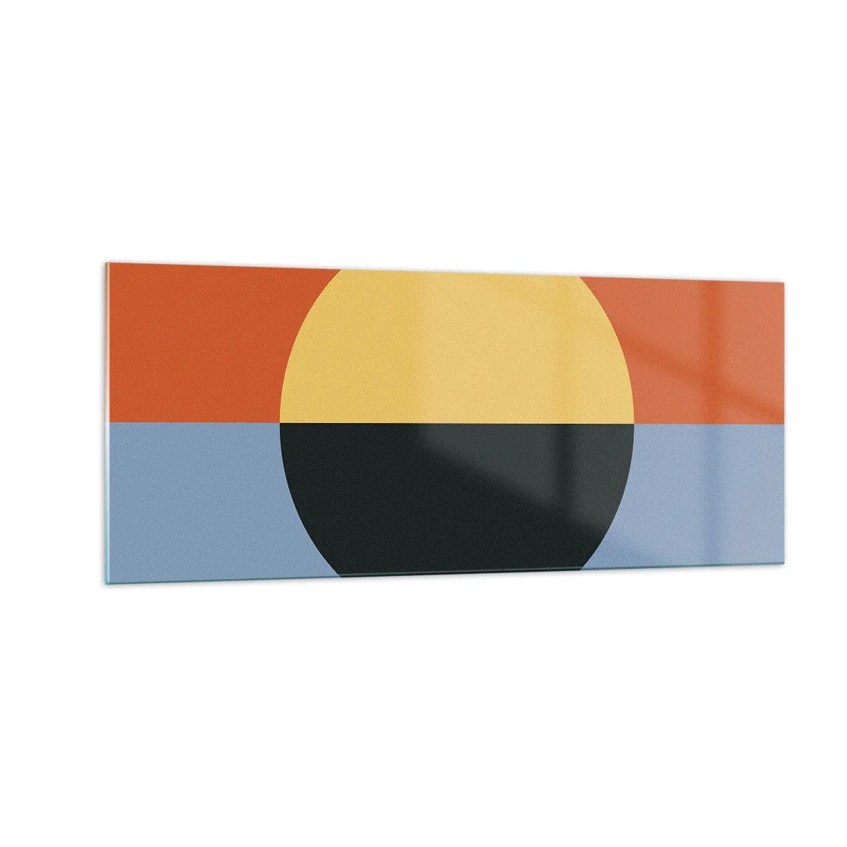 Üveg kép - A meleg és a hideg kompozíciója - 100x40 cm