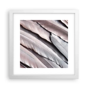 Poszter fekete keretben - Rózsaszín ezüstben - 30x30 cm