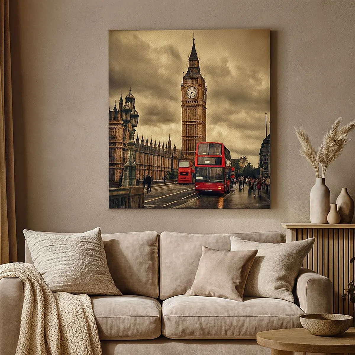 Vászonkép - Egyenesen a város szívébe - 30x30 cm