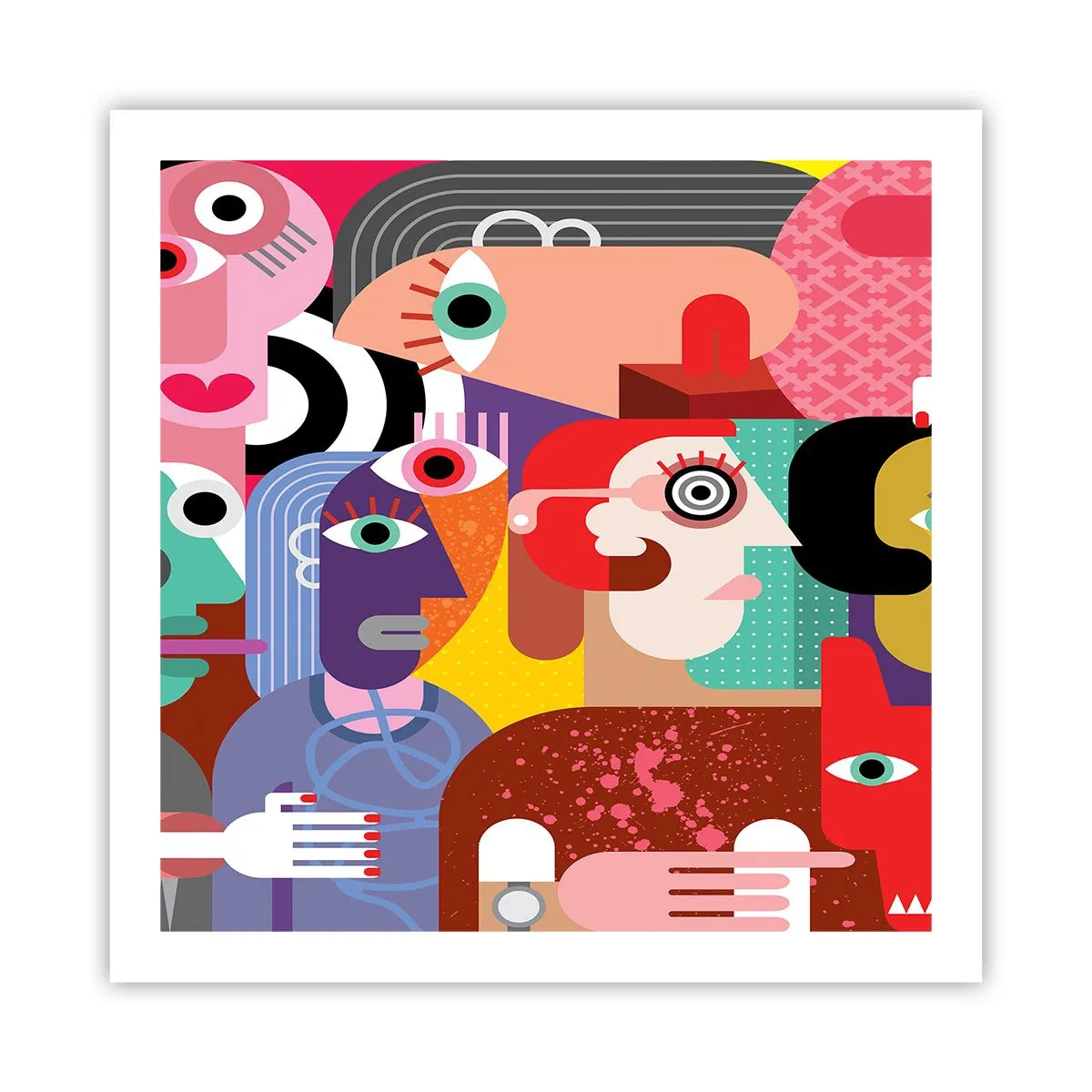 Poszter - Picassó úrtól vagyunk - 60x60 cm