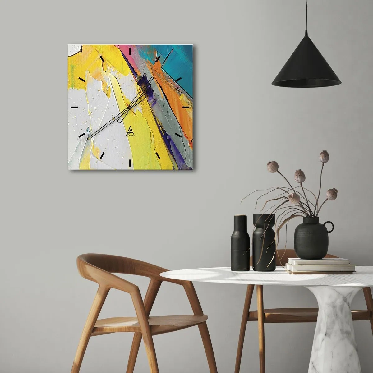 Falióra, Óra - A fény anatómiája - 30x30 cm