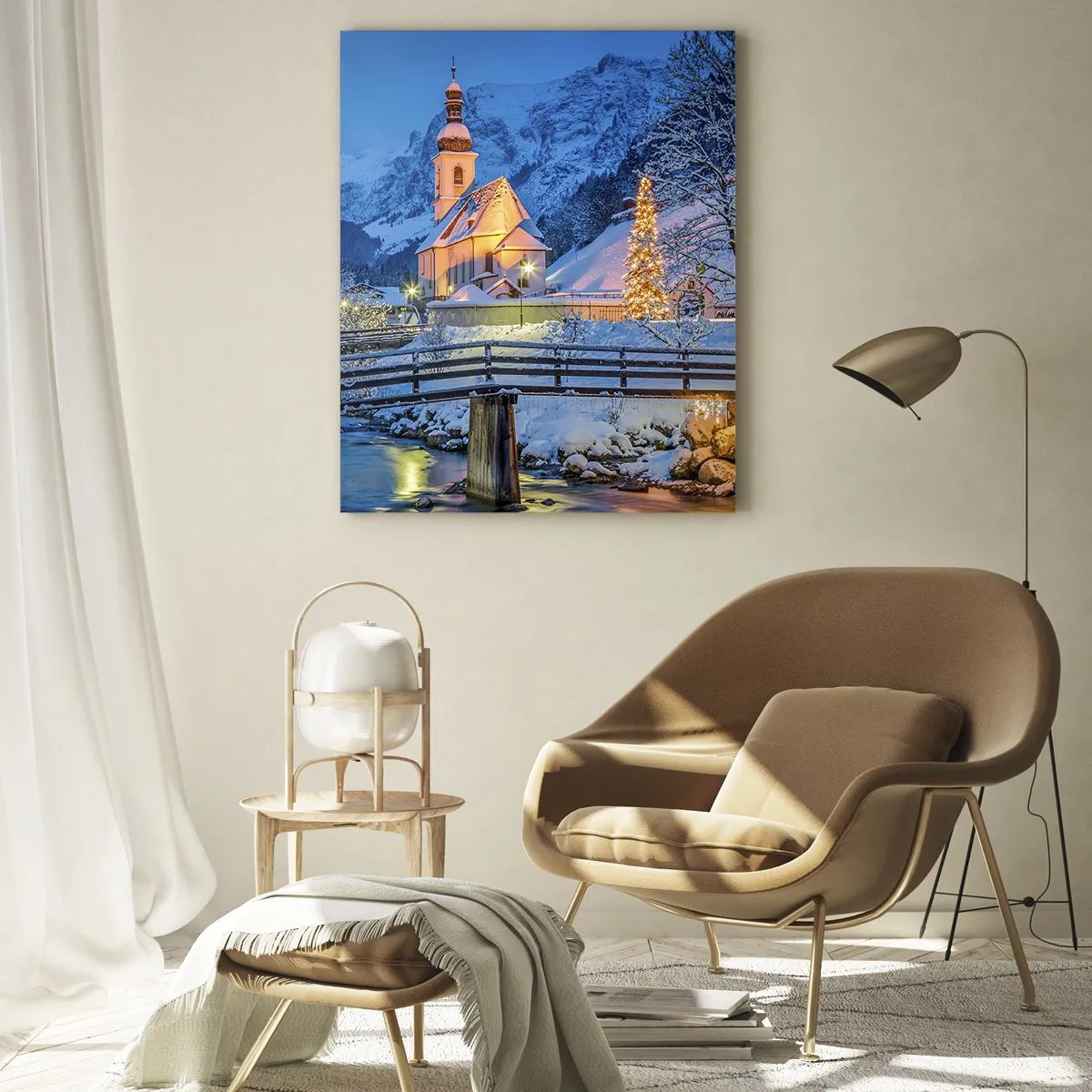 Üveg kép - Karácsonyi hangulat - 80x120 cm