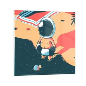 Üveg kép - Más perspektívából - 40x40 cm