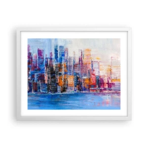 Poszter fekete keretben - Egy vidám metropolisz - 50x40 cm