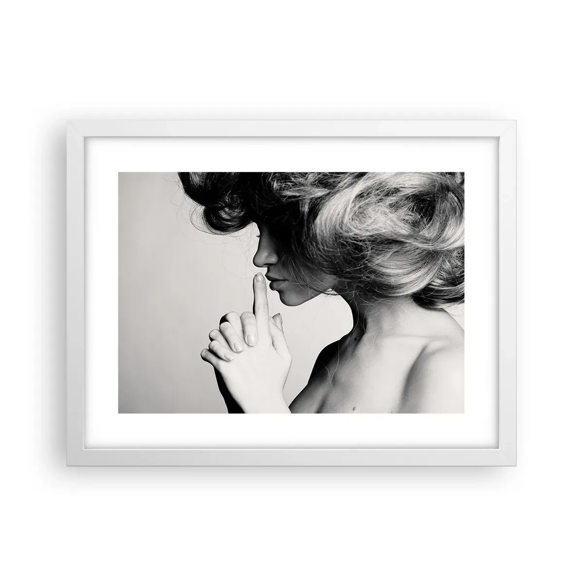 Poszter fekete keretben - Magára hallgatva - 40x30 cm