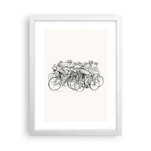 Poszter fekete keretben - Együtt, a csapatban - 30x40 cm