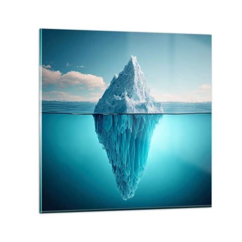 Üveg kép - A jégkirálynő - 40x40 cm