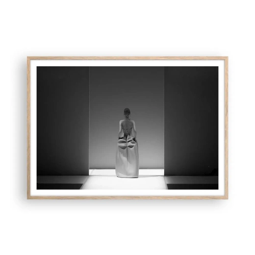 Poszter világos tölgy keretben - Kifinomult egyszerűség - 100x70 cm