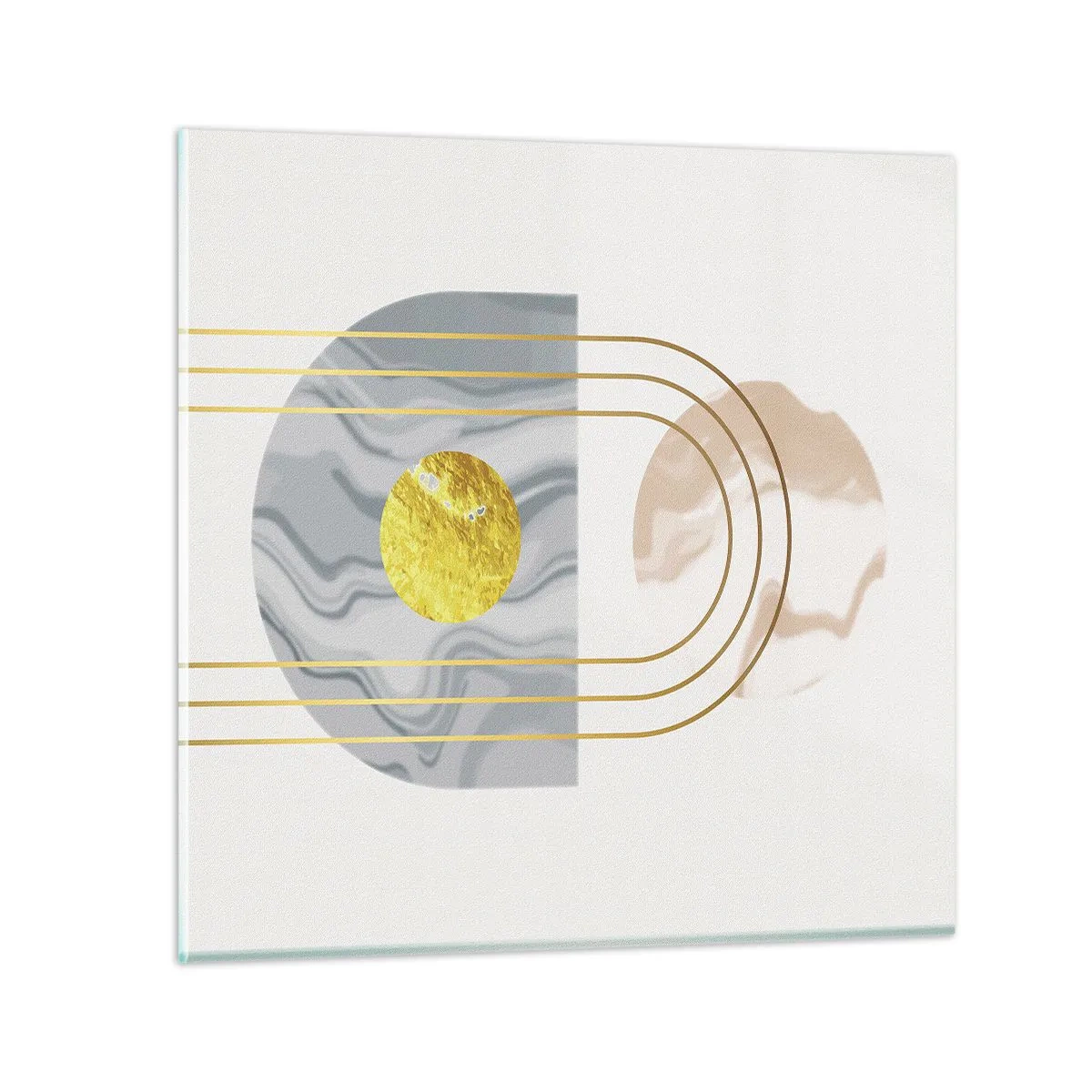 Üveg kép - Fényerő és ragyogás - 40x40 cm