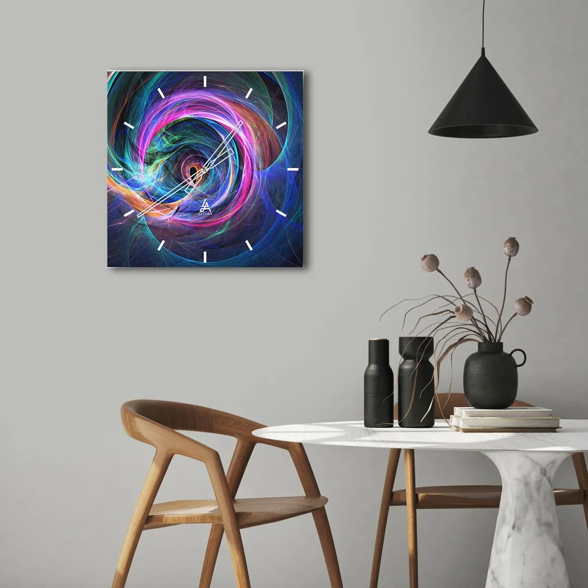 Falióra, Óra - Hova viszel? - 30x30 cm