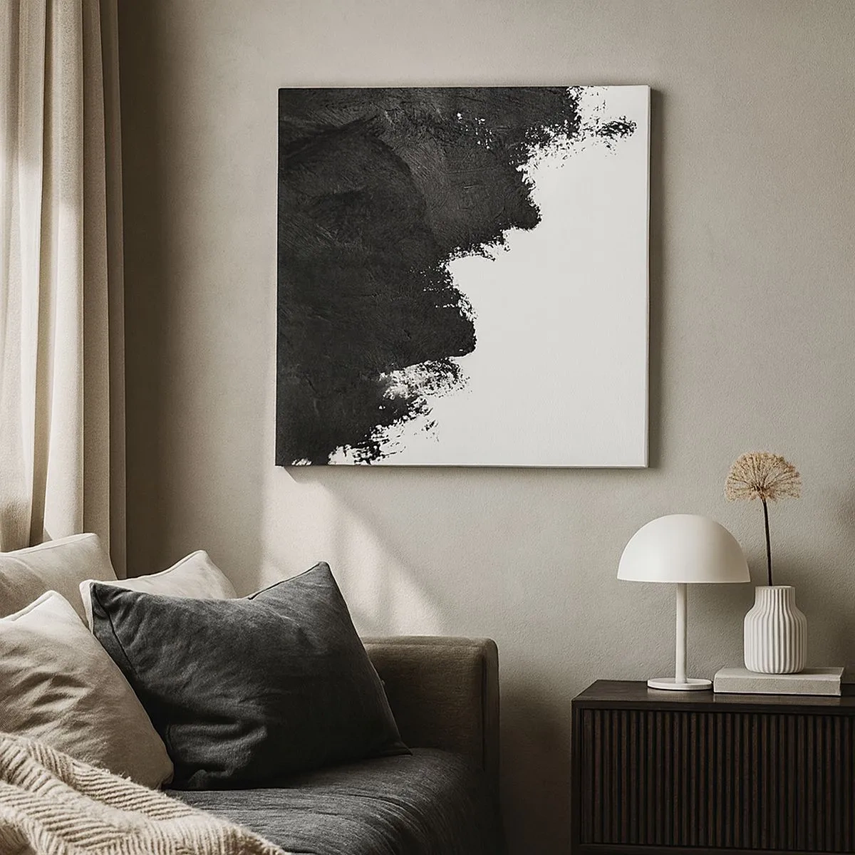 Vászonkép - Elemek: föld - 30x30 cm