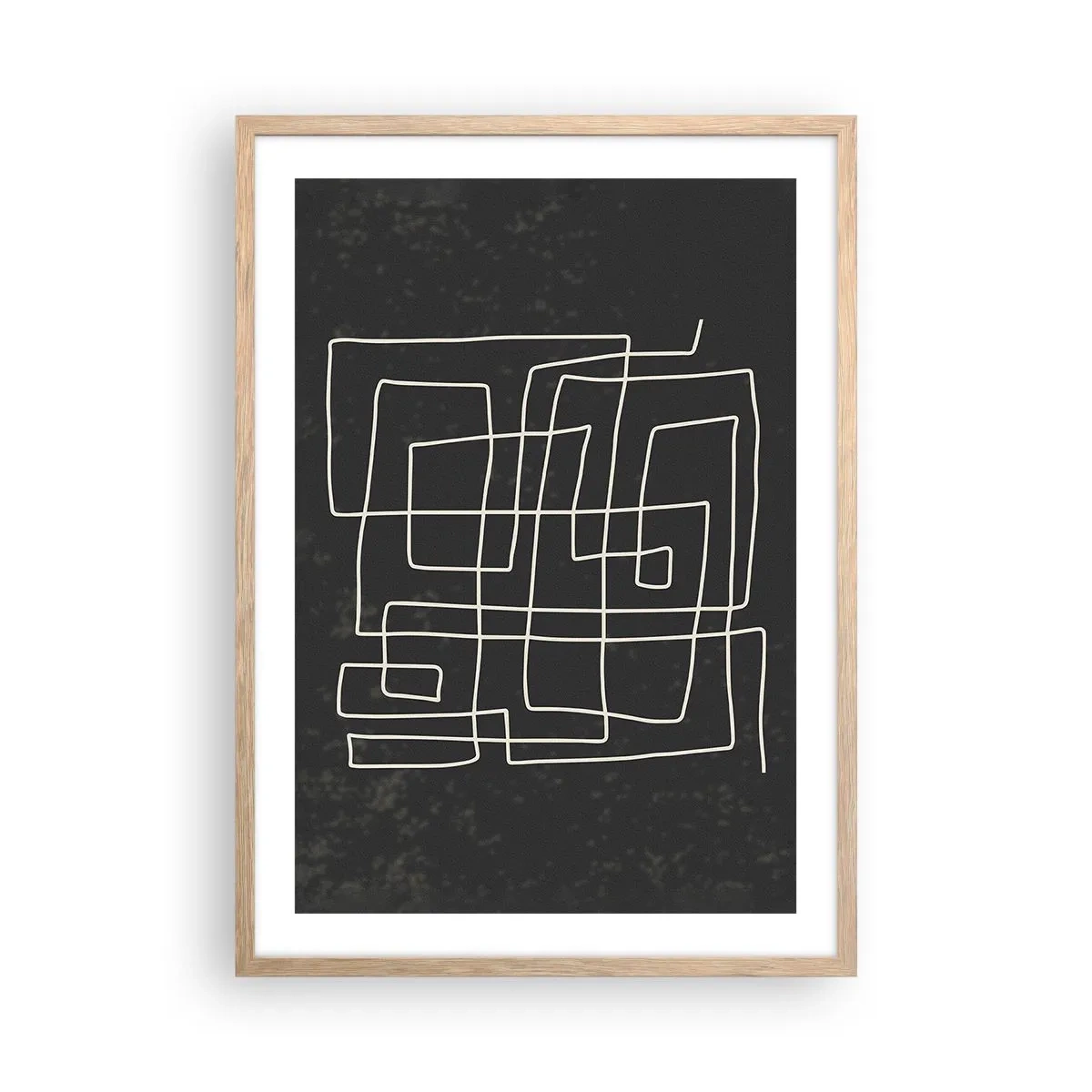 Poszter világos tölgy keretben - Nem olyan egyszerű - 50x70 cm