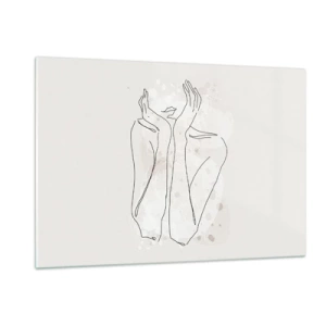 Üveg kép - Várva-várt pillanat - 120x80 cm