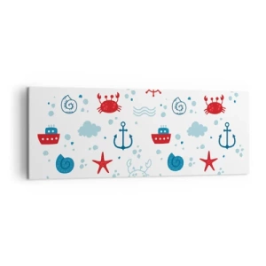 Vászonkép - Tengeri mese - 140x50 cm