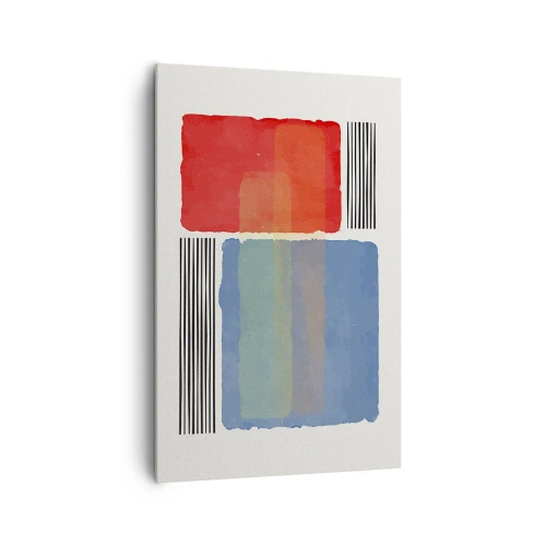 Vászonkép - A geometria szelleme és betűje - 80x120 cm