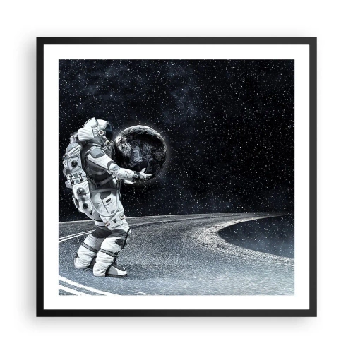 Poszter fehér keretben - A Tejúton - 60x60 cm