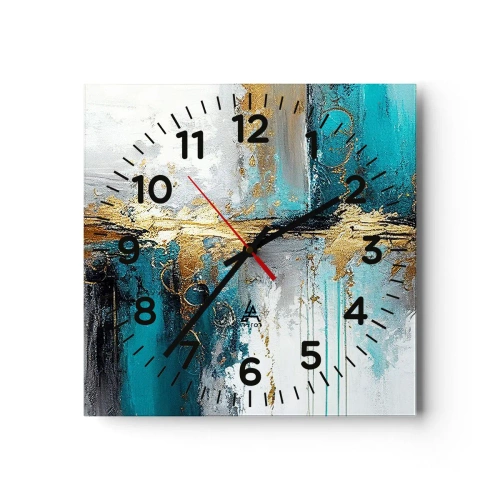 Falióra, Óra - Minden áramlik - 40x40 cm