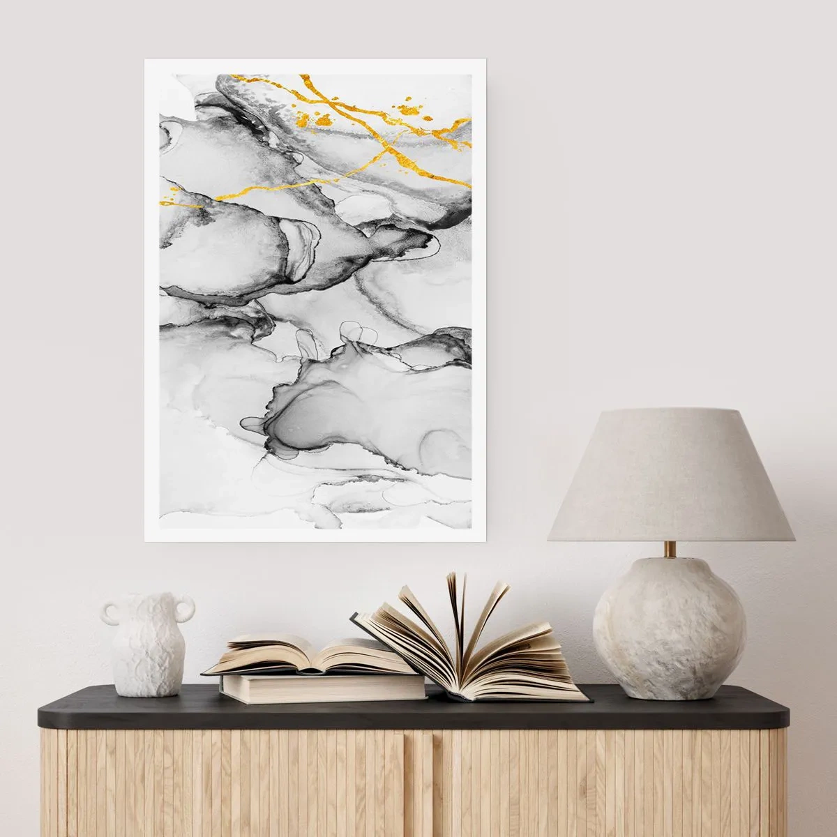 Poszter - Arany motívumú kompozíció - 50x70 cm