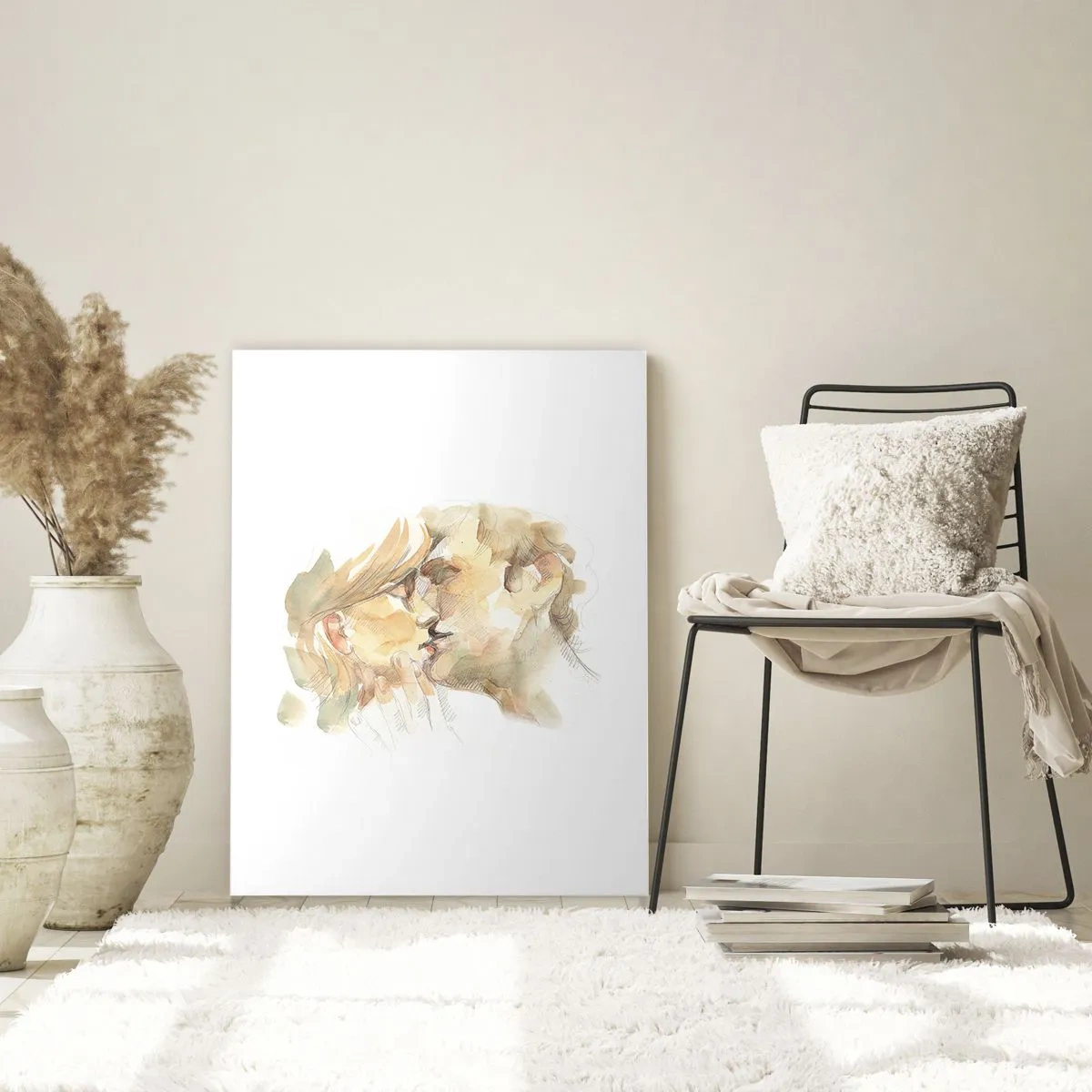 Üveg kép - Meglelt másik fél? - 80x120 cm