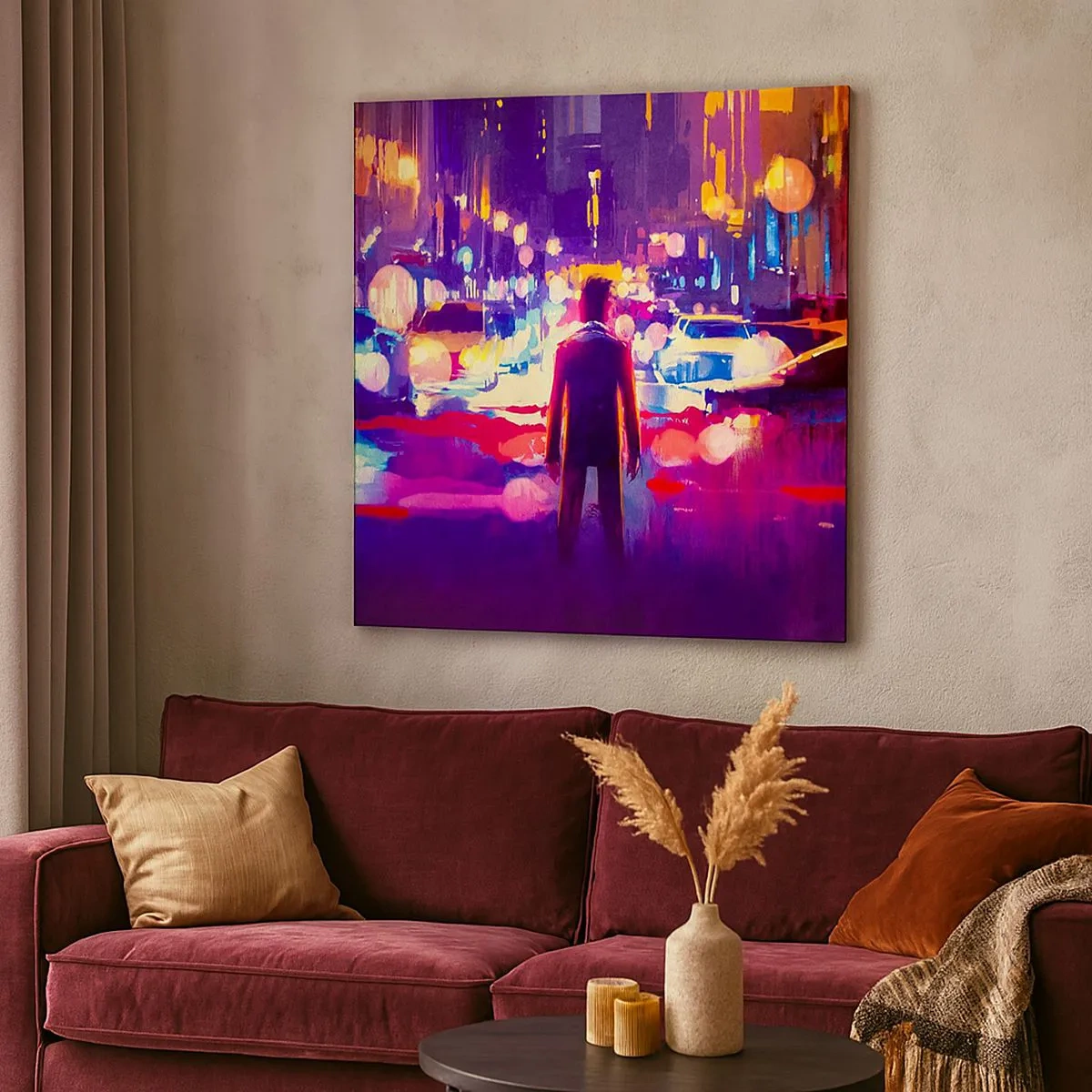 Vászonkép - Elmerülve a fényben - 30x30 cm