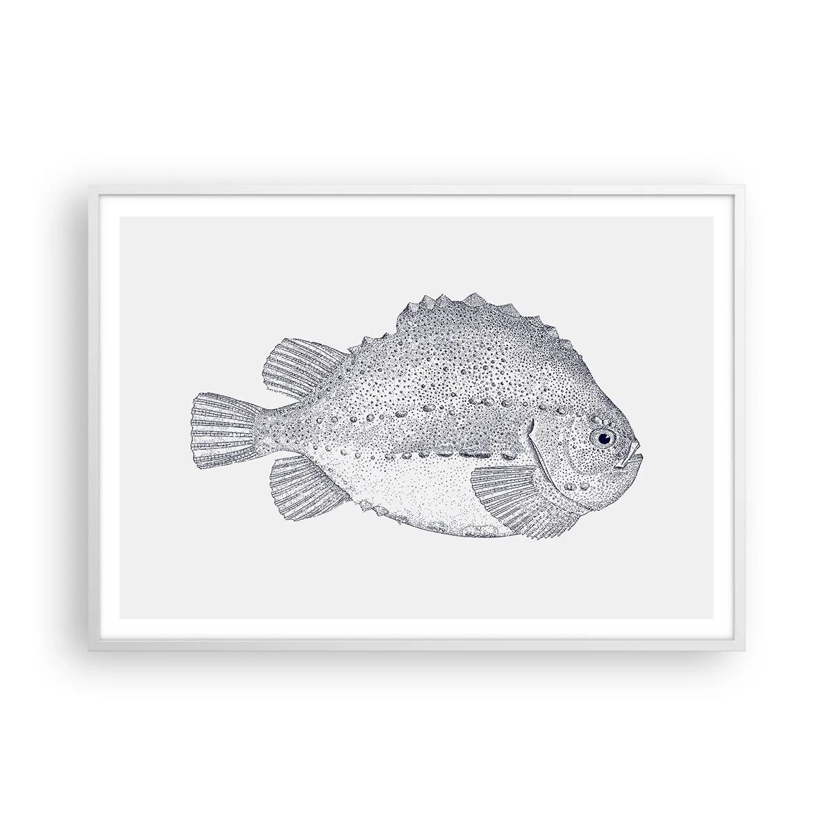 Poszter fekete keretben - A természettudós albumába - 100x70 cm