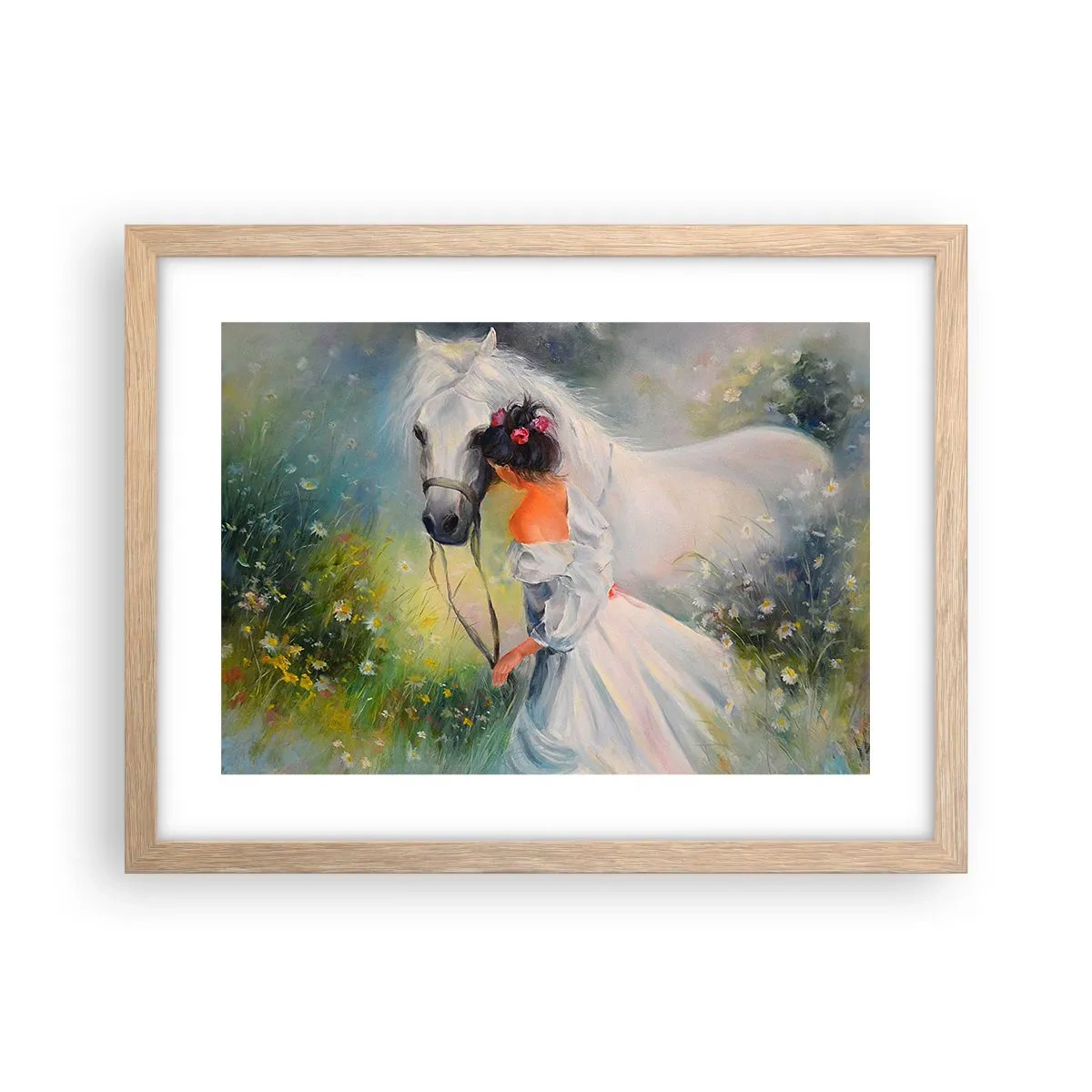 Poszter világos tölgy keretben - Mint egy szép álomból - 40x30 cm