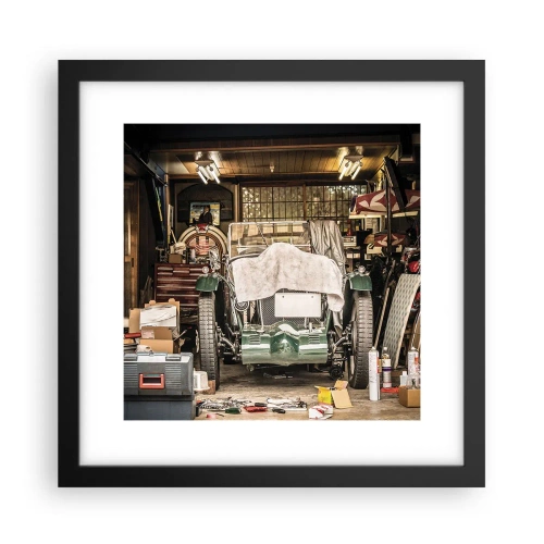 Poszter fehér keretben - Vissza a múltba - 30x30 cm