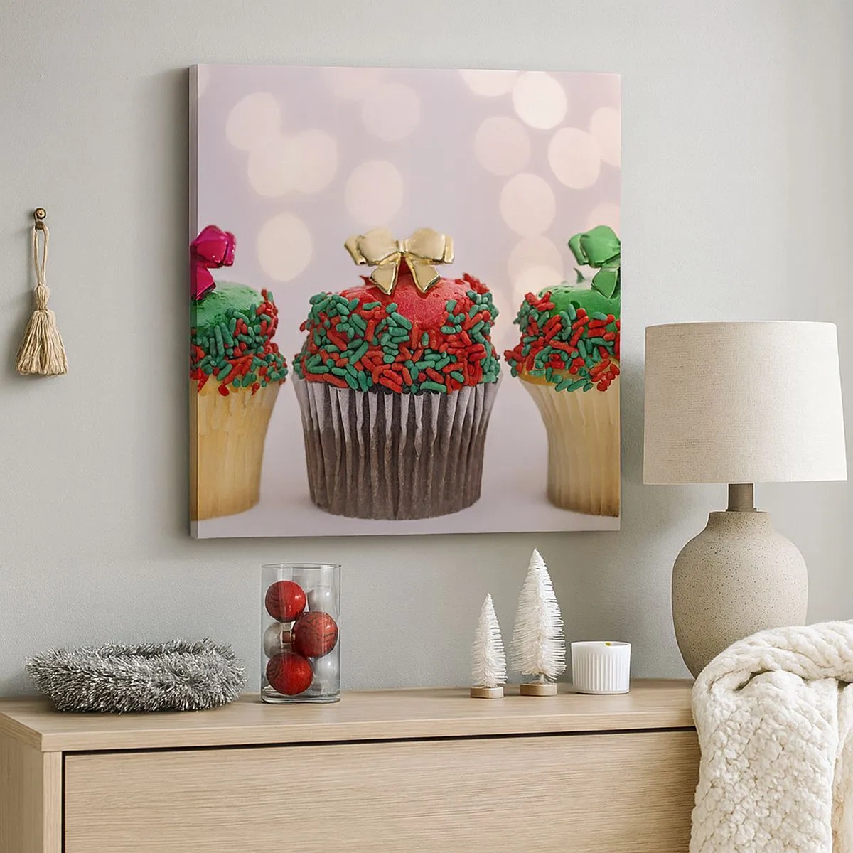 Vászonkép - Édesség a kokárdáig - 30x30 cm