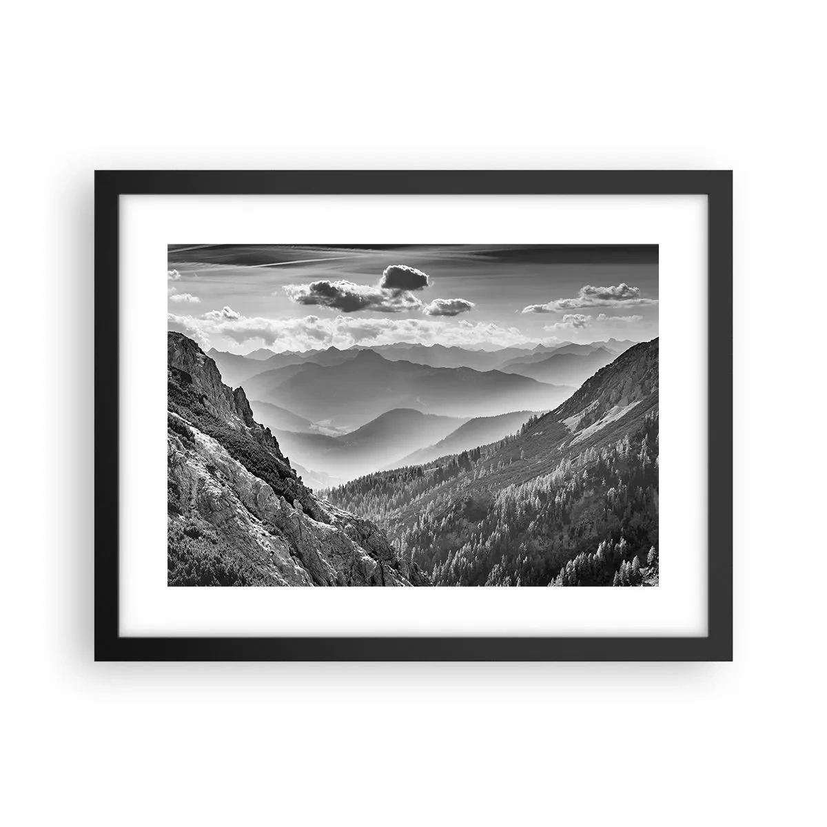 Poszter fehér keretben - Egészen a horizontig - 40x30 cm