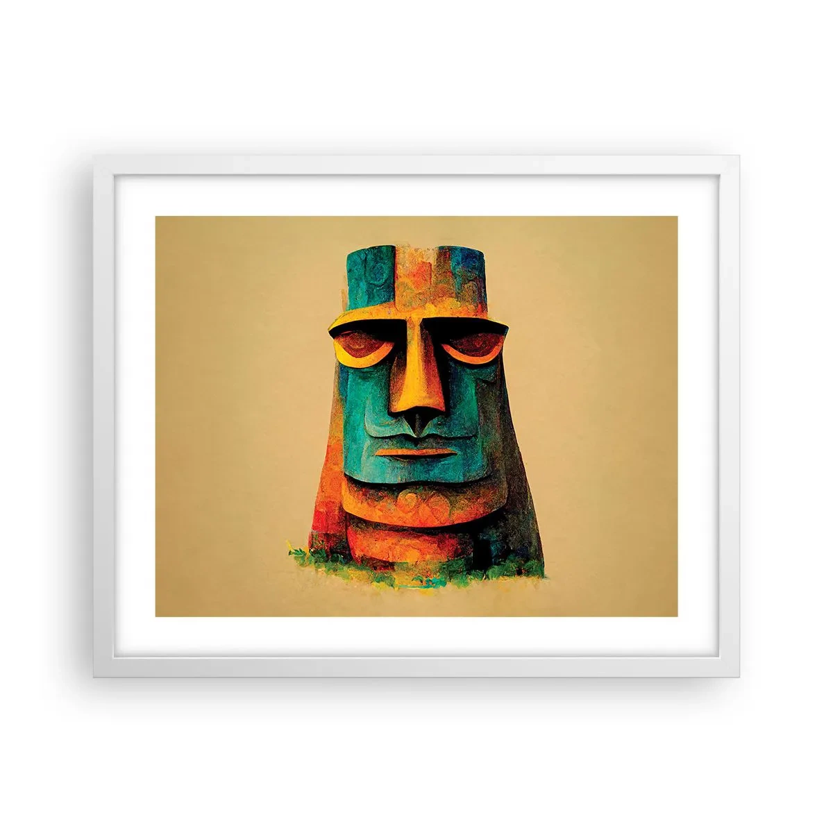 Poszter fekete keretben - Szoborszerű és mégis szimpatikus - 50x40 cm