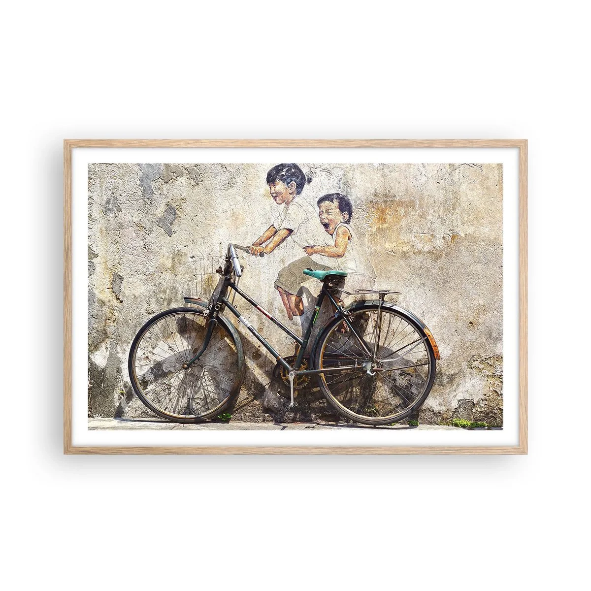 Poszter világos tölgy keretben - Igaz, vagy hamis? - 91x61 cm