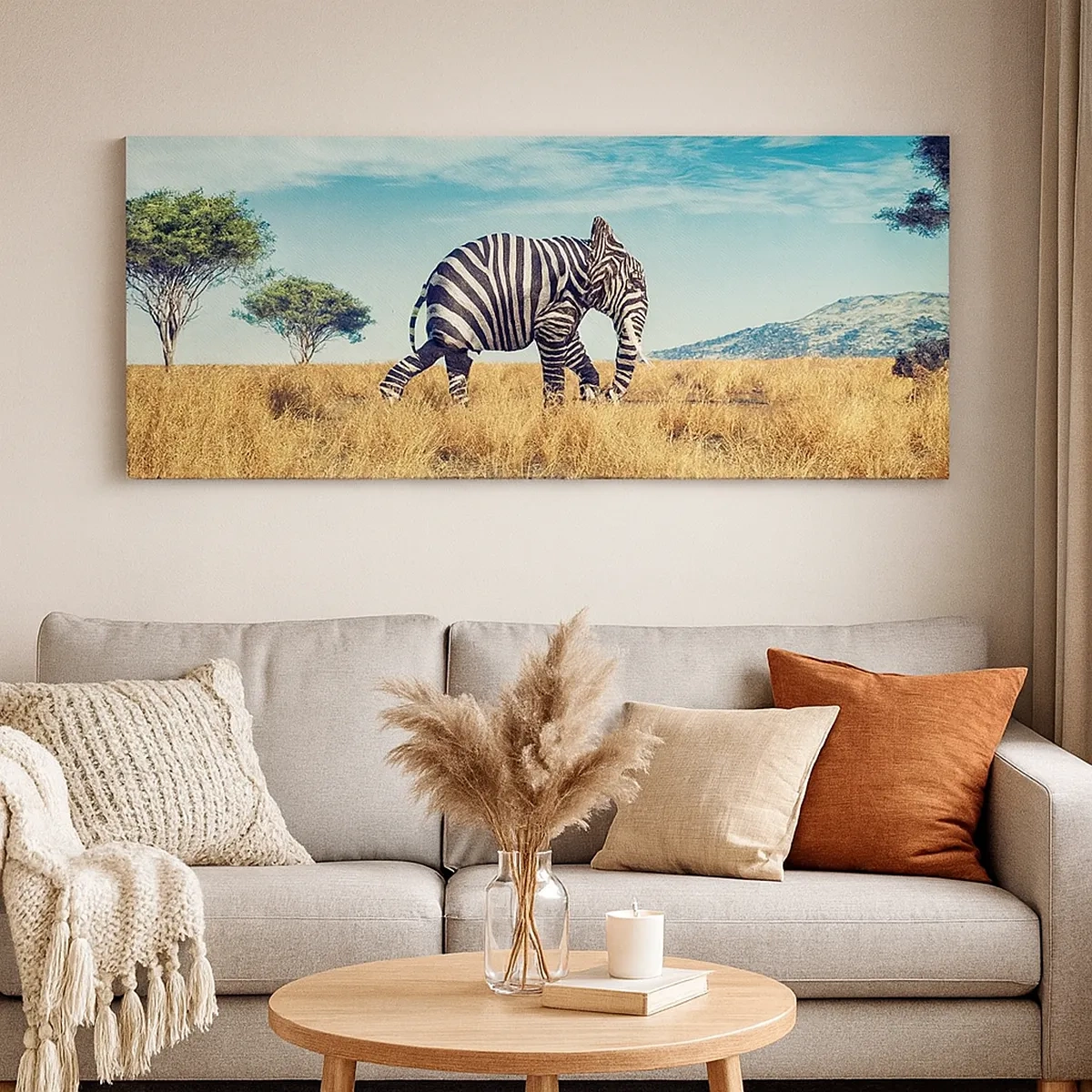 Vászonkép - A szürke már nem menő - 30x30 cm