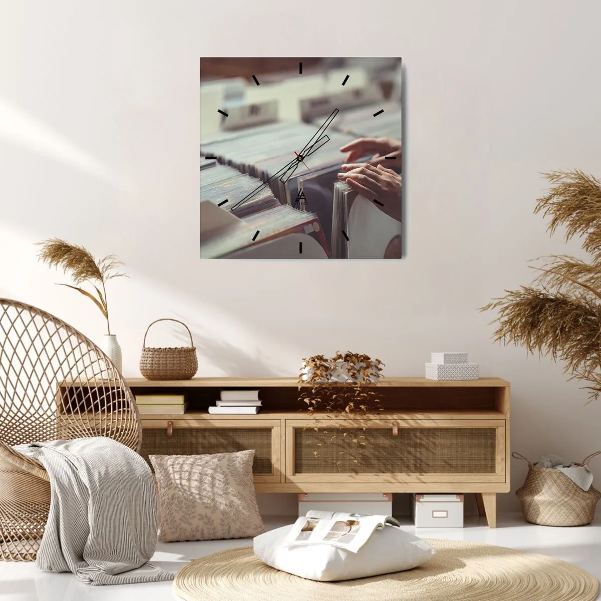 Falióra, Óra - Érzelmeket keresése - 40x40 cm