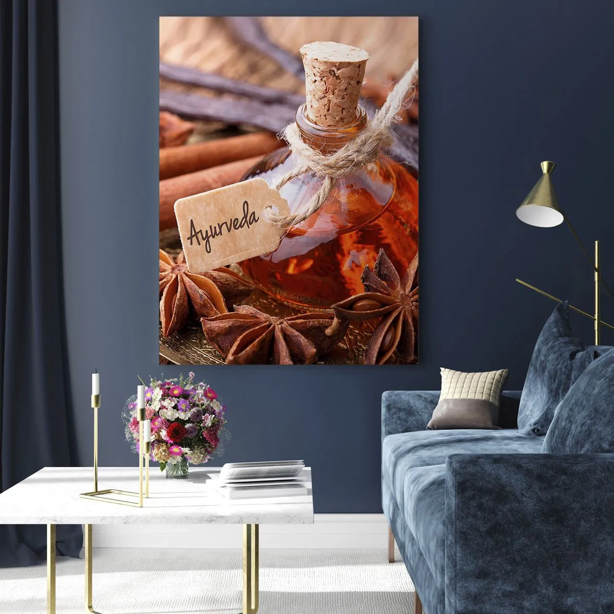 Üveg kép - A test és a lélek egysége felé - 70x100 cm