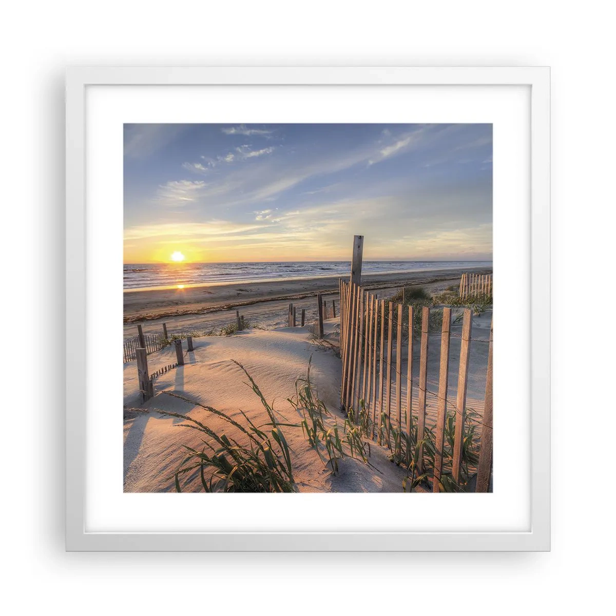 Poszter fekete keretben - A szél ragyogása és árnyéka - 40x40 cm