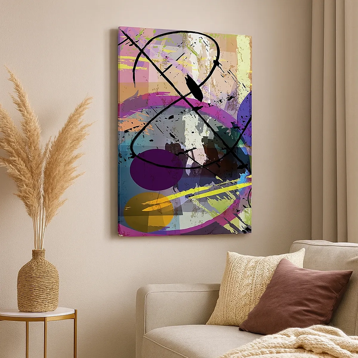 Vászonkép - Mehet egyenesen előre vagy körbe - 50x70 cm