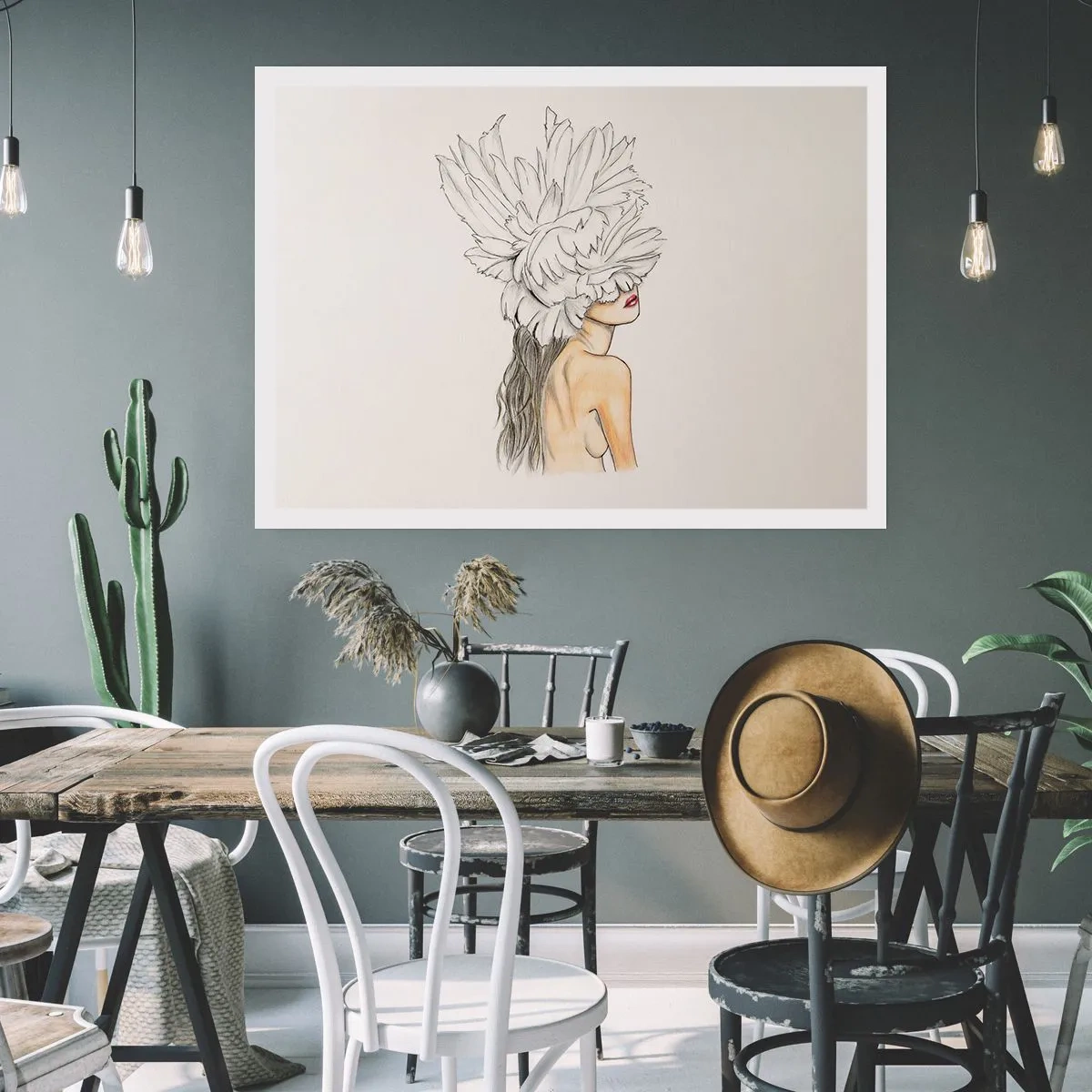 Poszter - Koronás szépség - 40x30 cm