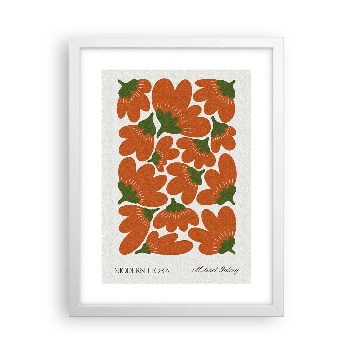 Poszter fekete keretben - A virágok életéről - 30x40 cm