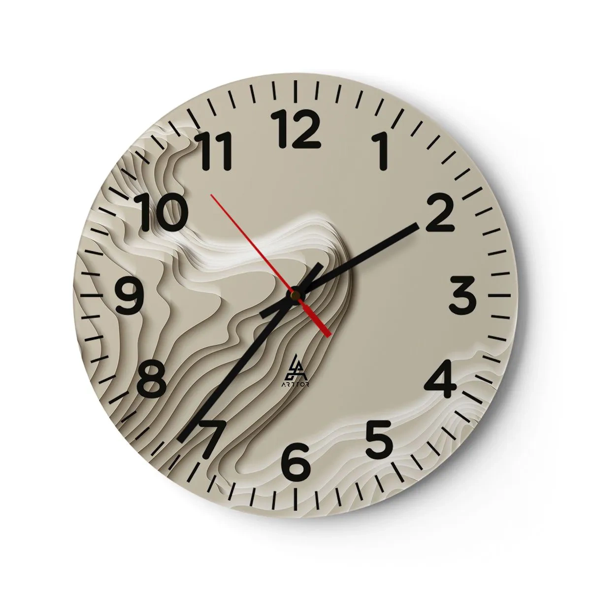 Falióra, Óra - Művészeti topográfia - 40x40 cm