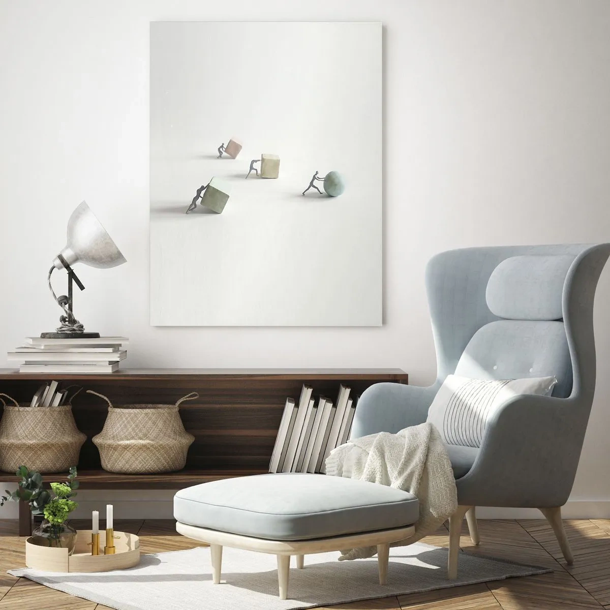 Üveg kép - Maga az élet - 70x100 cm