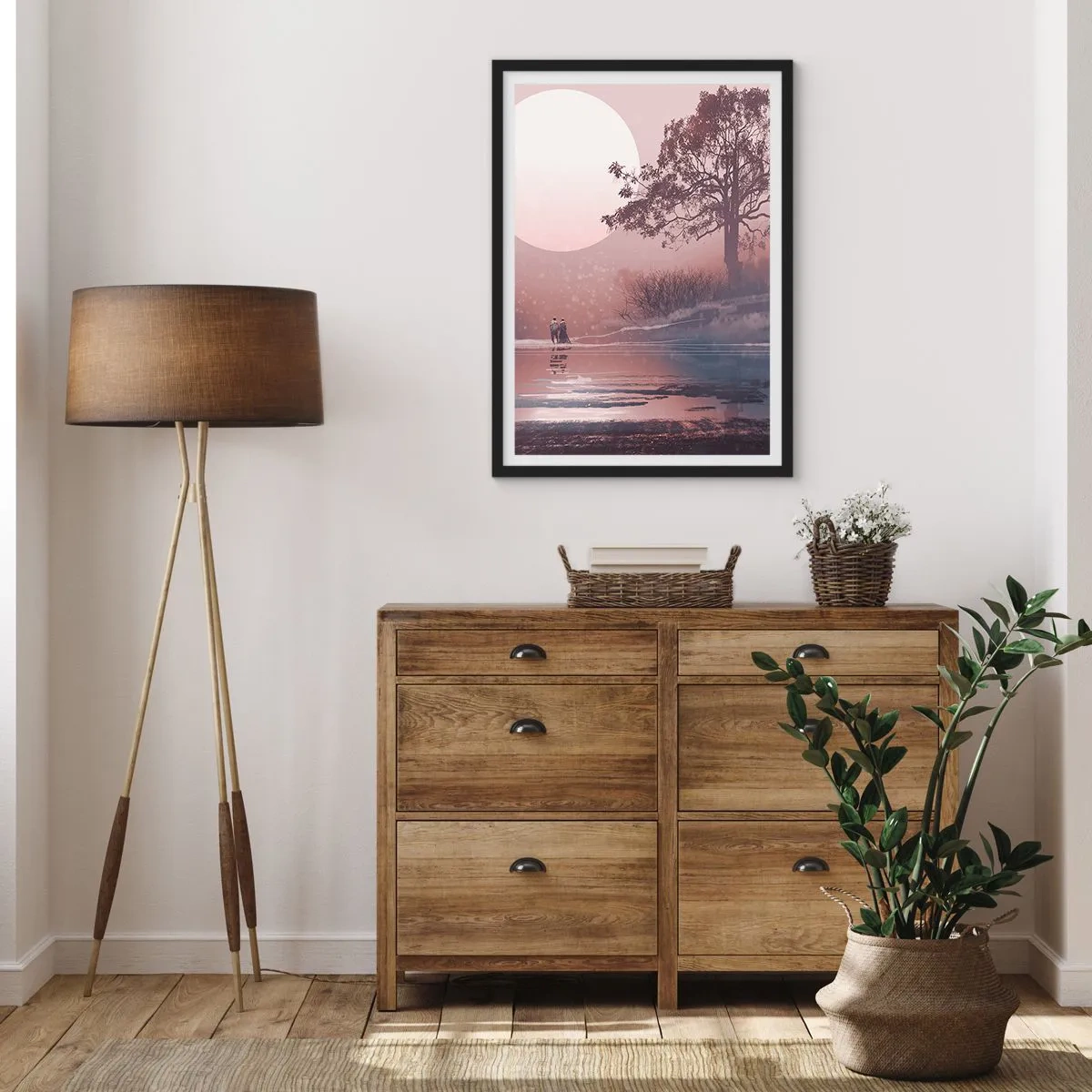 Poszter fehér keretben - Éjszakai csodák - 70x100 cm