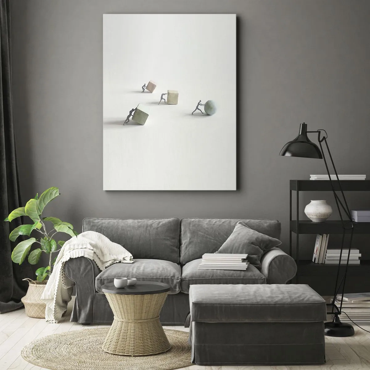 Vászonkép - Maga az élet - 45x80 cm