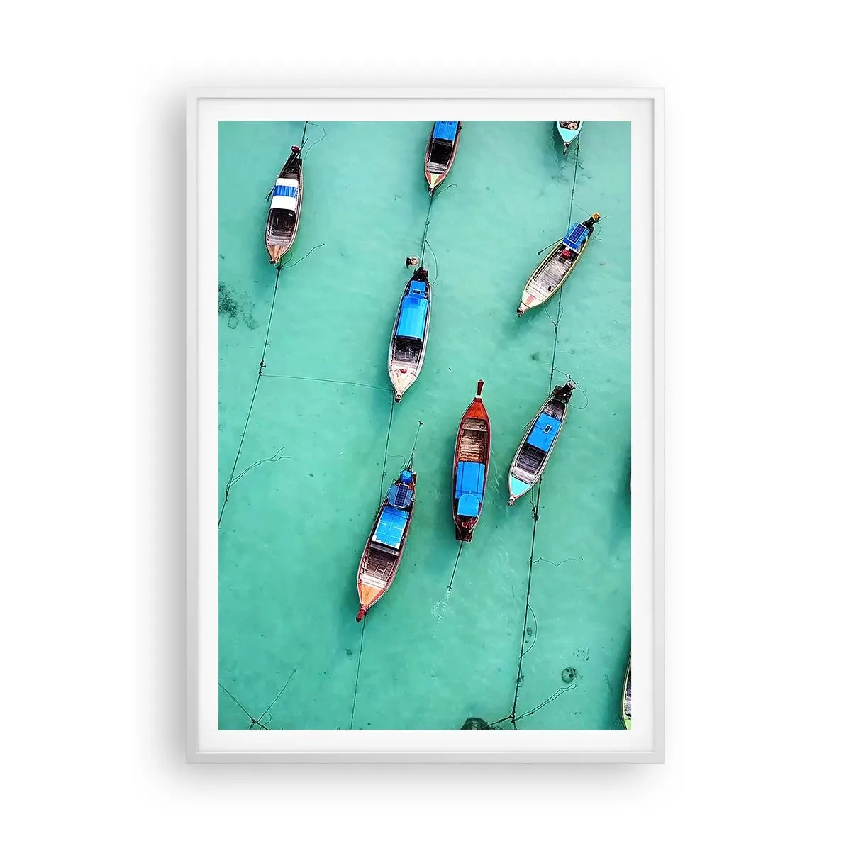 Poszter fekete keretben - Örömteli várakozásban - 70x100 cm