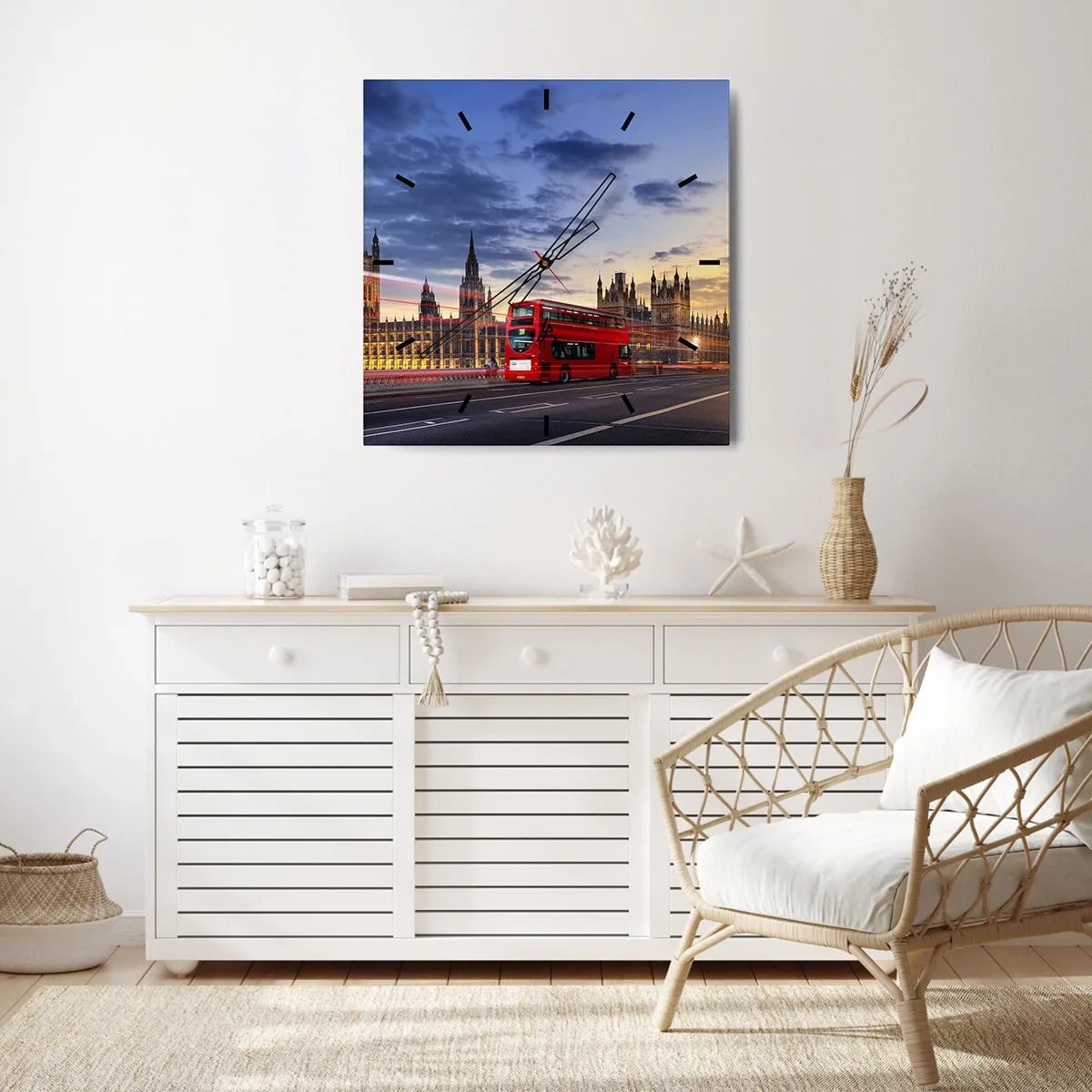 Falióra, Óra - Speciális karakterek - 40x40 cm