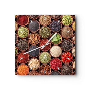 Falióra, Óra - A világ összes íze - 30x30 cm