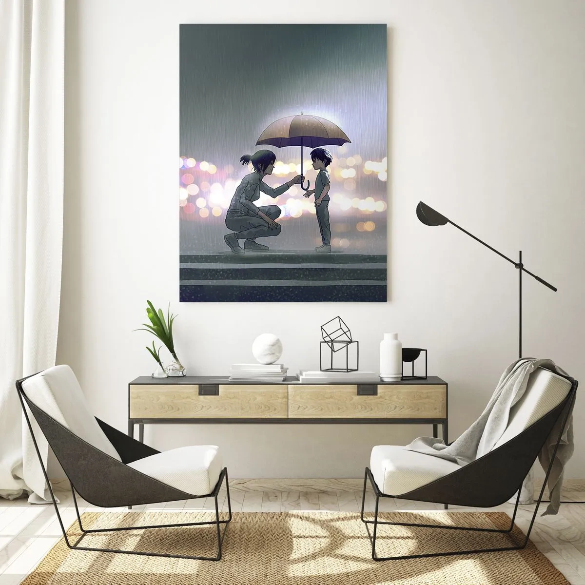Üveg kép - És most minden rendben - 70x100 cm