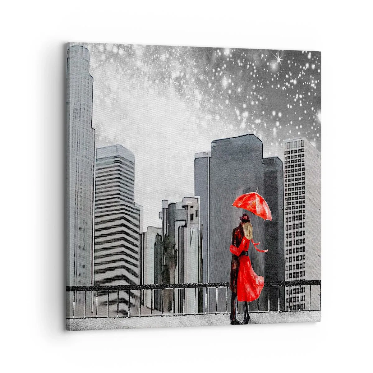 Vászonkép - Az ember nem kő - 60x60 cm