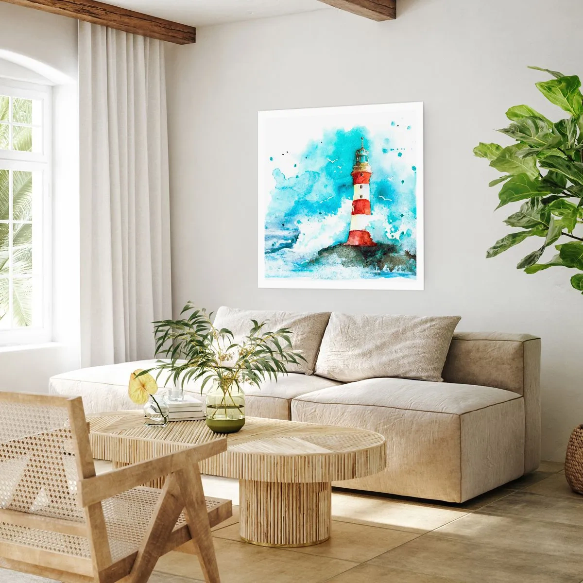 Poszter - Az elemek egysége - 60x60 cm