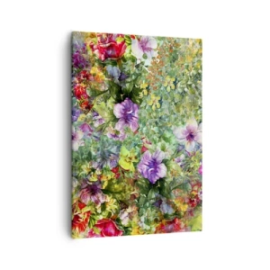 Vászonkép - Virágokban a vesztünk - 50x70 cm